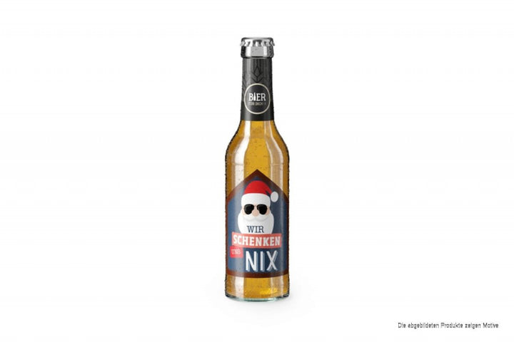 Weihnachts-Geschenkbox "Wir schenken uns nichts" mit Bier, Kuchen und Sweets - ooobox