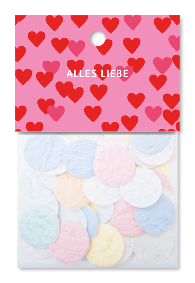 Blumenkonfetti Alles Liebe zum Geburtstag, zur Hochzeit & Prüfung