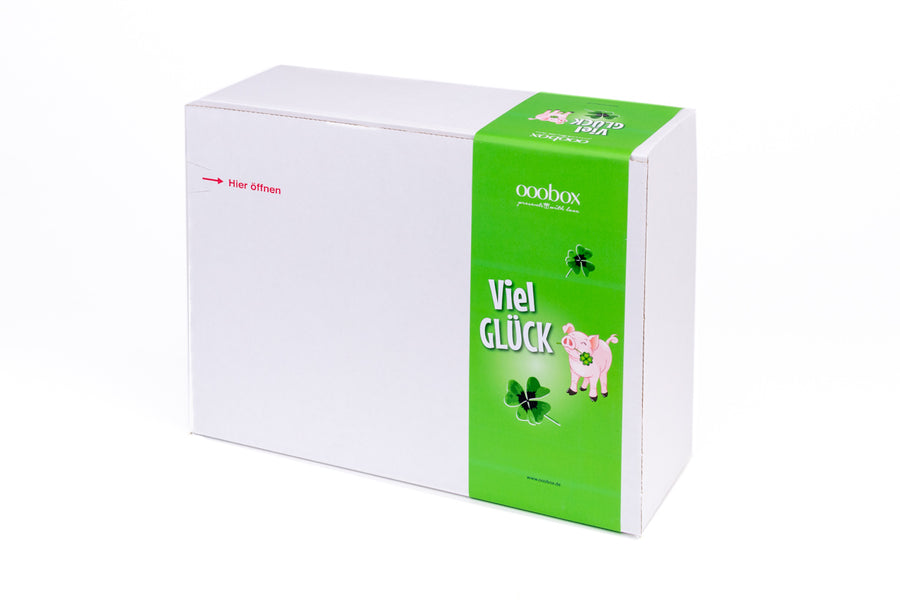 Geschenkverpackung: Viel Glück - ooobox