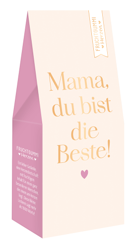 Fruchtgummi Herzen Mama, du bist die Beste
