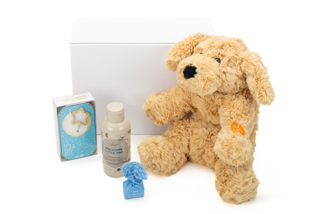 Geschenkbox Welcome Baby Boy zur Geburt - ooobox