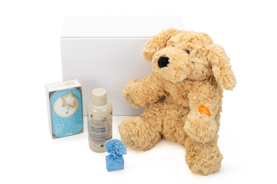 Geschenkbox Welcome Baby Boy zur Geburt - ooobox