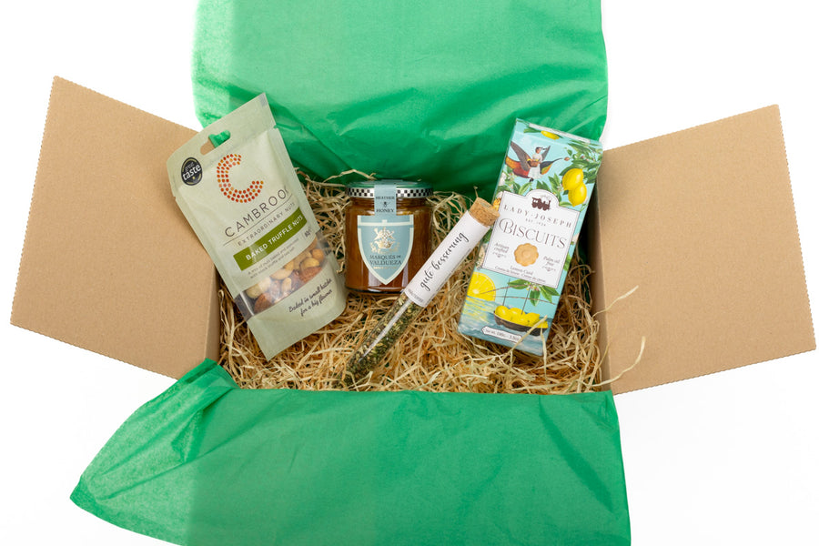 Geschenkbox Gute Besserung mit Honig, Keksen und Tee - ooobox