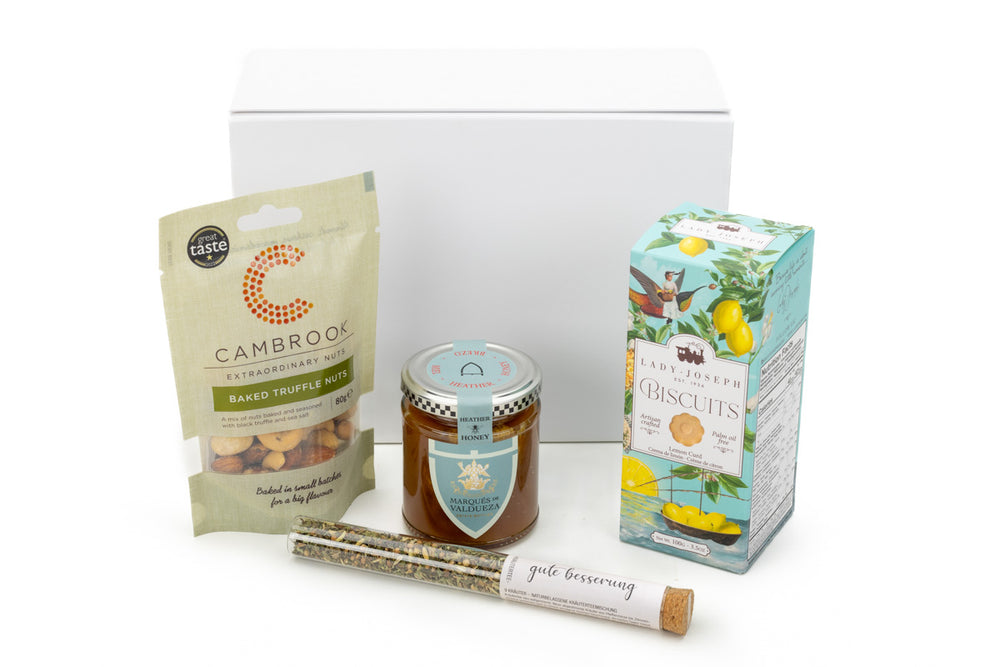 Geschenkbox Gute Besserung mit Honig, Keksen und Tee - ooobox