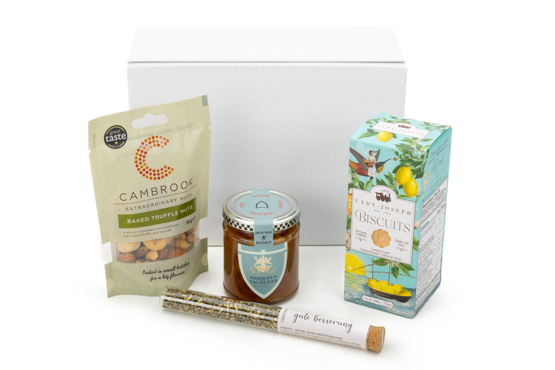 Geschenkbox Gute Besserung mit Honig, Keksen und Tee - ooobox