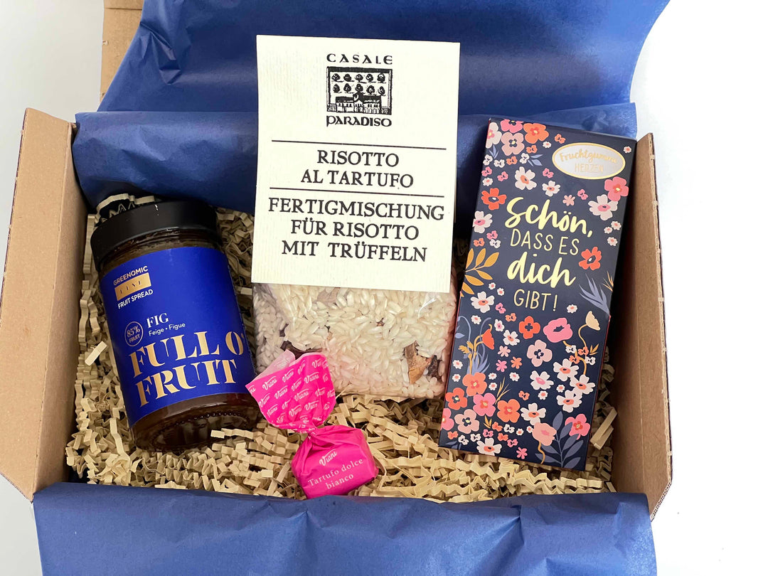 Geschenkbox Kleiner Gruß mit edlen Delikatessen - ooobox