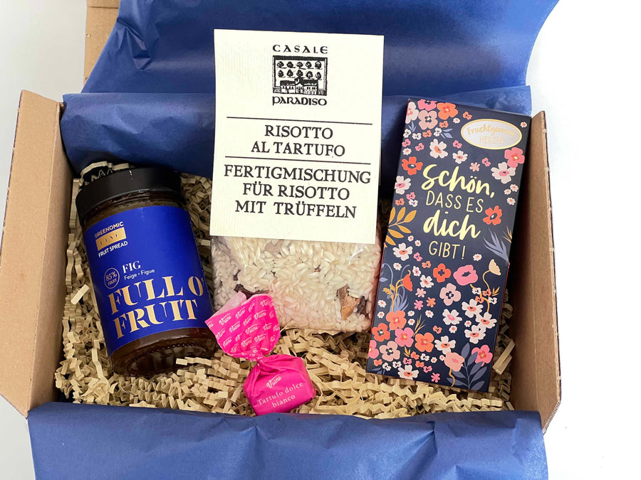 Geschenkbox Kleiner Gruß mit edlen Delikatessen - ooobox