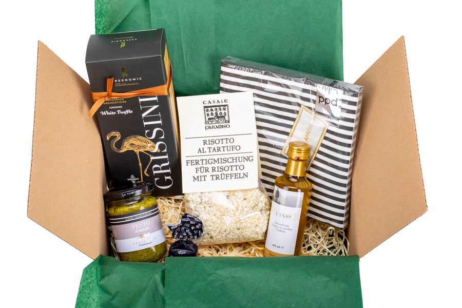 Trüffel Geschenkbox mit edlen Trüffel-Delikatessen - ooobox