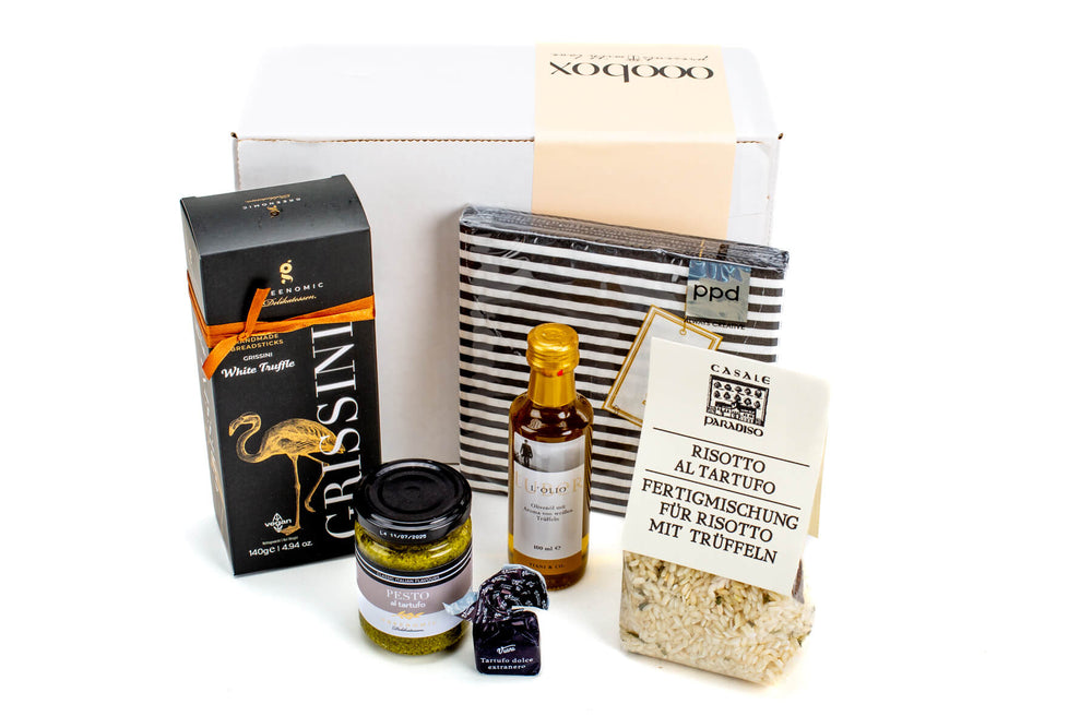 Trüffel Geschenkbox mit edlen Trüffel-Delikatessen - ooobox