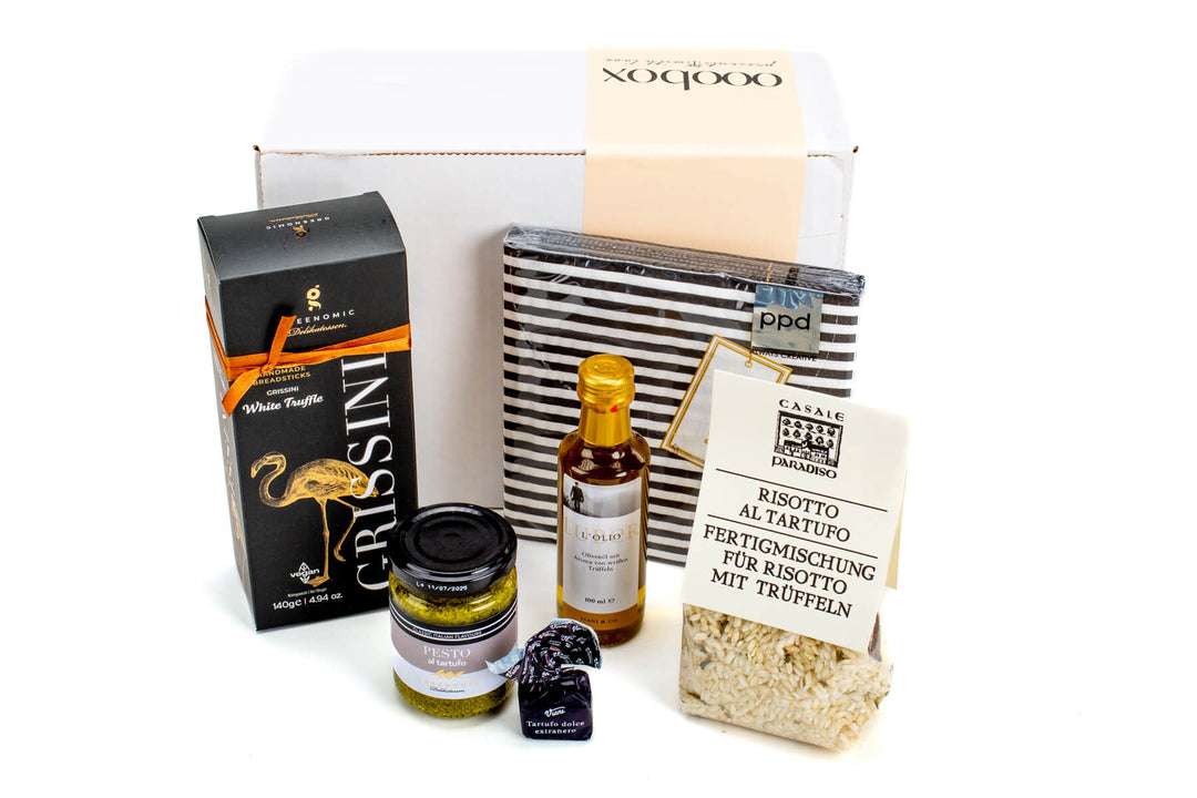 Trüffel Geschenkbox mit edlen Trüffel-Delikatessen - ooobox