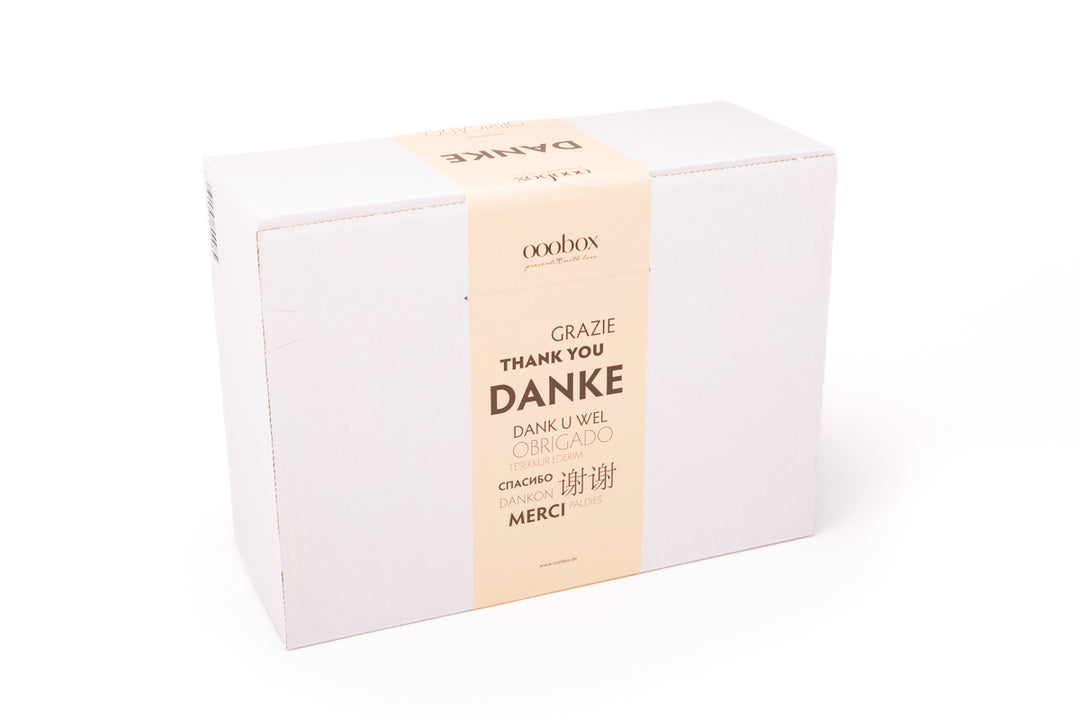 Geschenkverpackung: Vielen Dank - ooobox