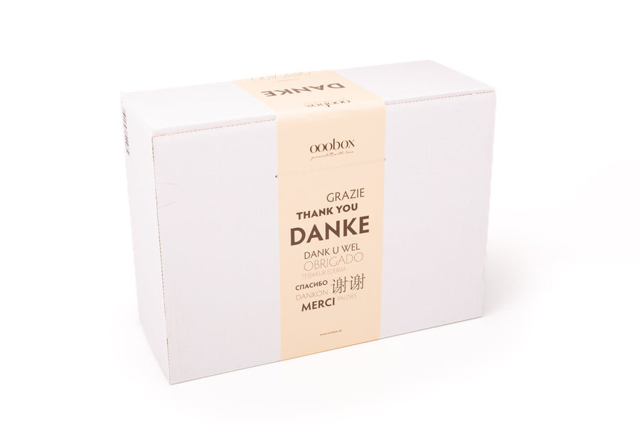 Geschenkverpackung: Vielen Dank - ooobox