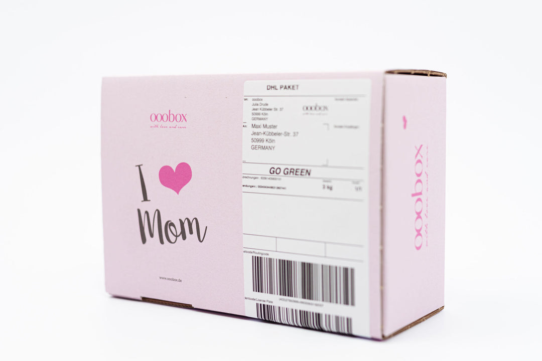 Geschenkbox Muttertag mit Sekt, Kuchen, Servietten und Schokotrüffel - ooobox