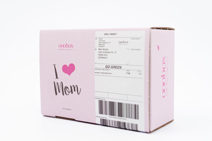 Geschenkbox Muttertag mit Sekt, Kuchen, Servietten und Schokotrüffel - ooobox
