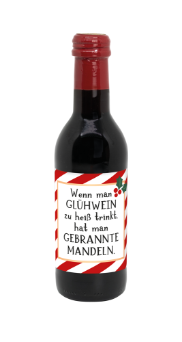Kleine Flasche Glühwein "gebrannte Mandel" - ooobox