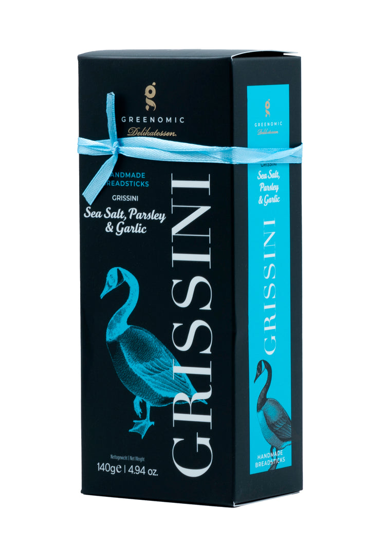 Grissini mit Knoblauch, Meersalz und Petersilie - ooobox