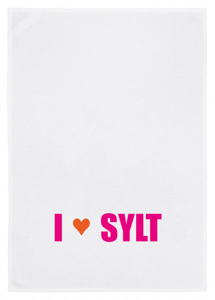 Geschirrtuch "I love Sylt" - ooobox
