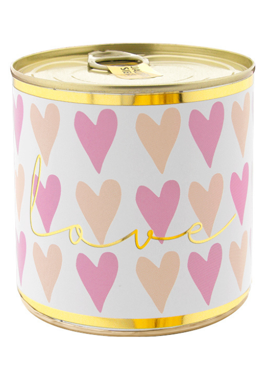 Geschenkbox Love is in the air zur Hochzeit, Verlobung oder Geburtstag mit Kuchen, Sekt und Servietten - ooobox