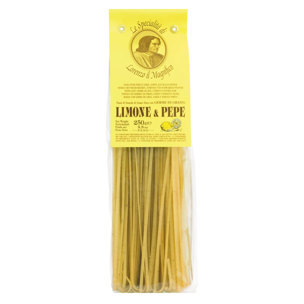 Linguine Nudeln mit Zitrone und Pfeffer - ooobox