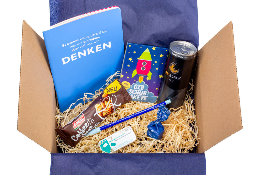 Geschenkbox "Motivation" mit liebevollen Kleinigkeiten zur Steigerung der Motivation - ooobox