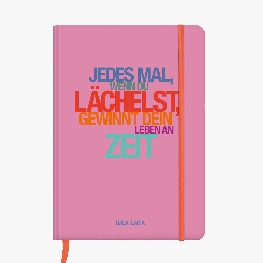Notizbuch "Jedes Mal wenn Du lächelst..." - ooobox