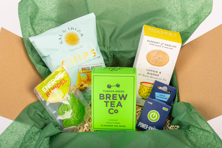 Geschenkbox "Energie-Bündel" für neue Energie und Power bei Prüfung und im Job - ooobox