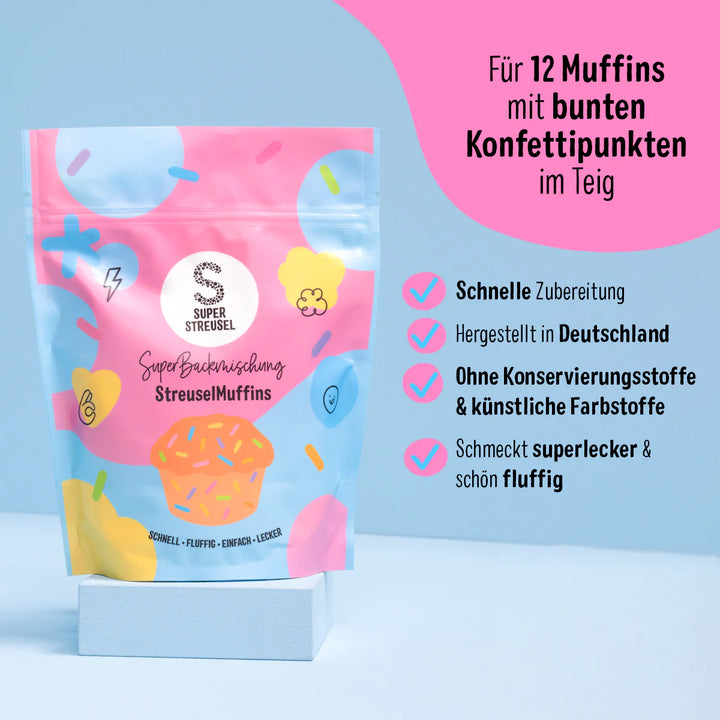 SuperBackmischung StreuselMuffins