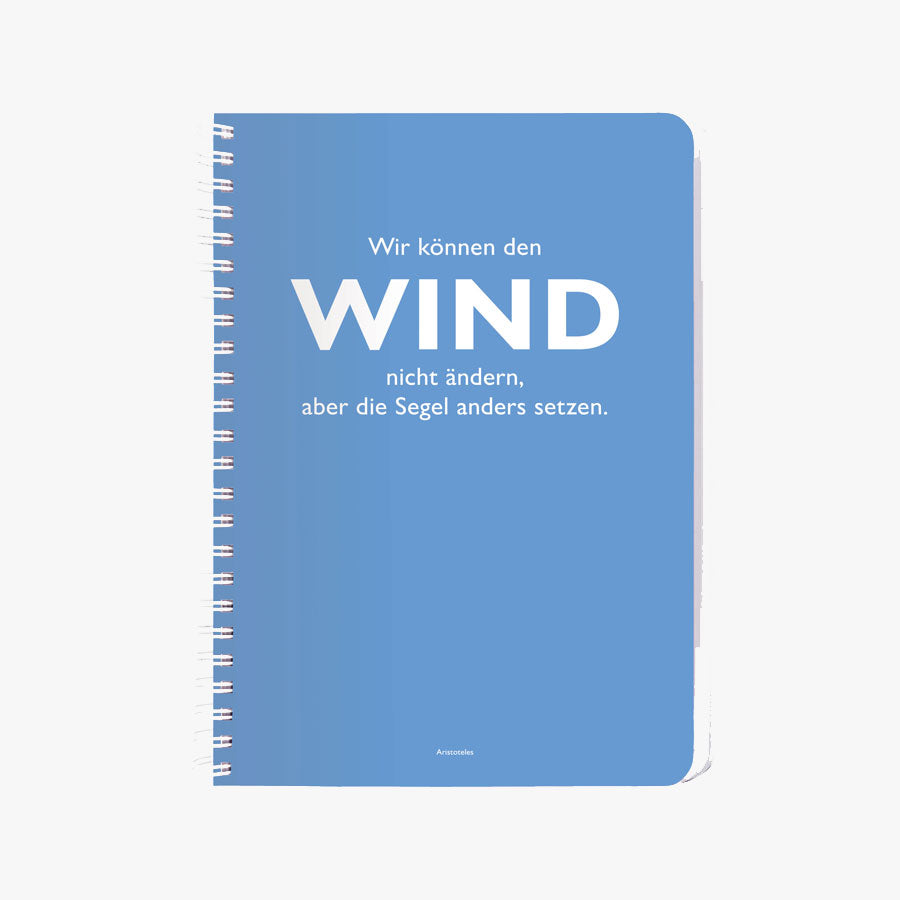Ringbuch "Wir können den Wind nicht ändern, aber die Segel anders setzen" - ooobox