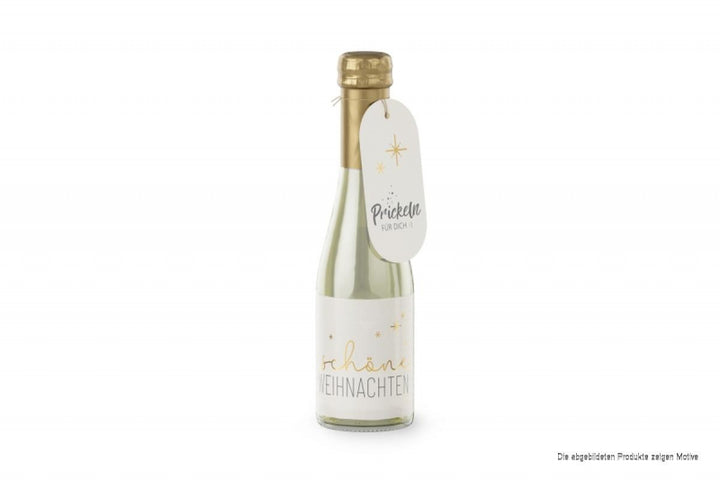 Weihnachts-Geschenkbox "Golden Christmas" mit Kuchen, Sekt und Kerze - ooobox