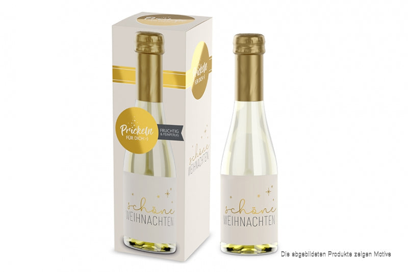 Weihnachts-Geschenkbox "Golden Christmas" mit Kuchen, Sekt und Kerze - ooobox