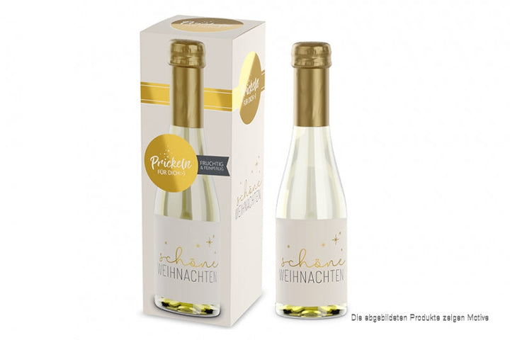 Weihnachts-Geschenkbox "Golden Christmas" mit Kuchen, Sekt und Kerze - ooobox