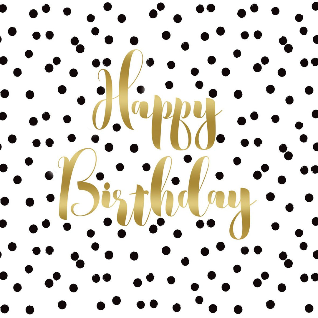 Servietten "Happy Birthday" Konfetti - ooobox