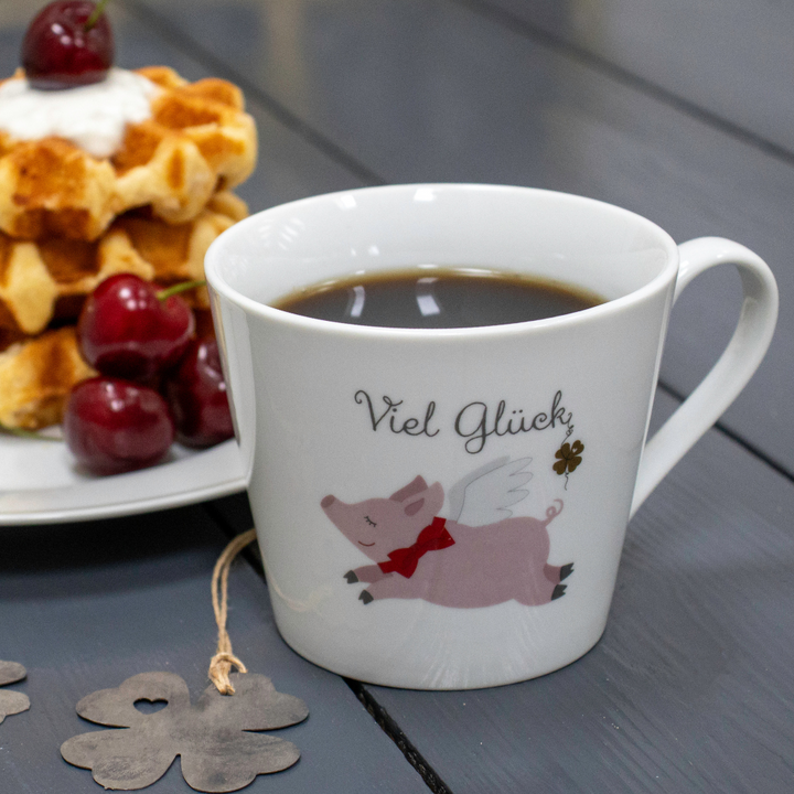 Becher "Viel Glück"