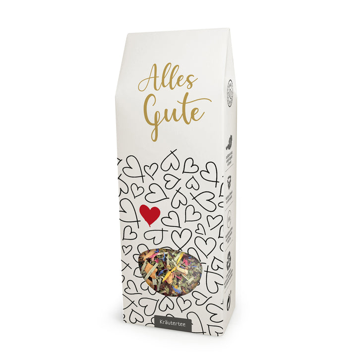 Geschenkbox zum Ruhestand mit Kuchen, Keksen, Tee und Glücksbringer für die Zukunft - ooobox