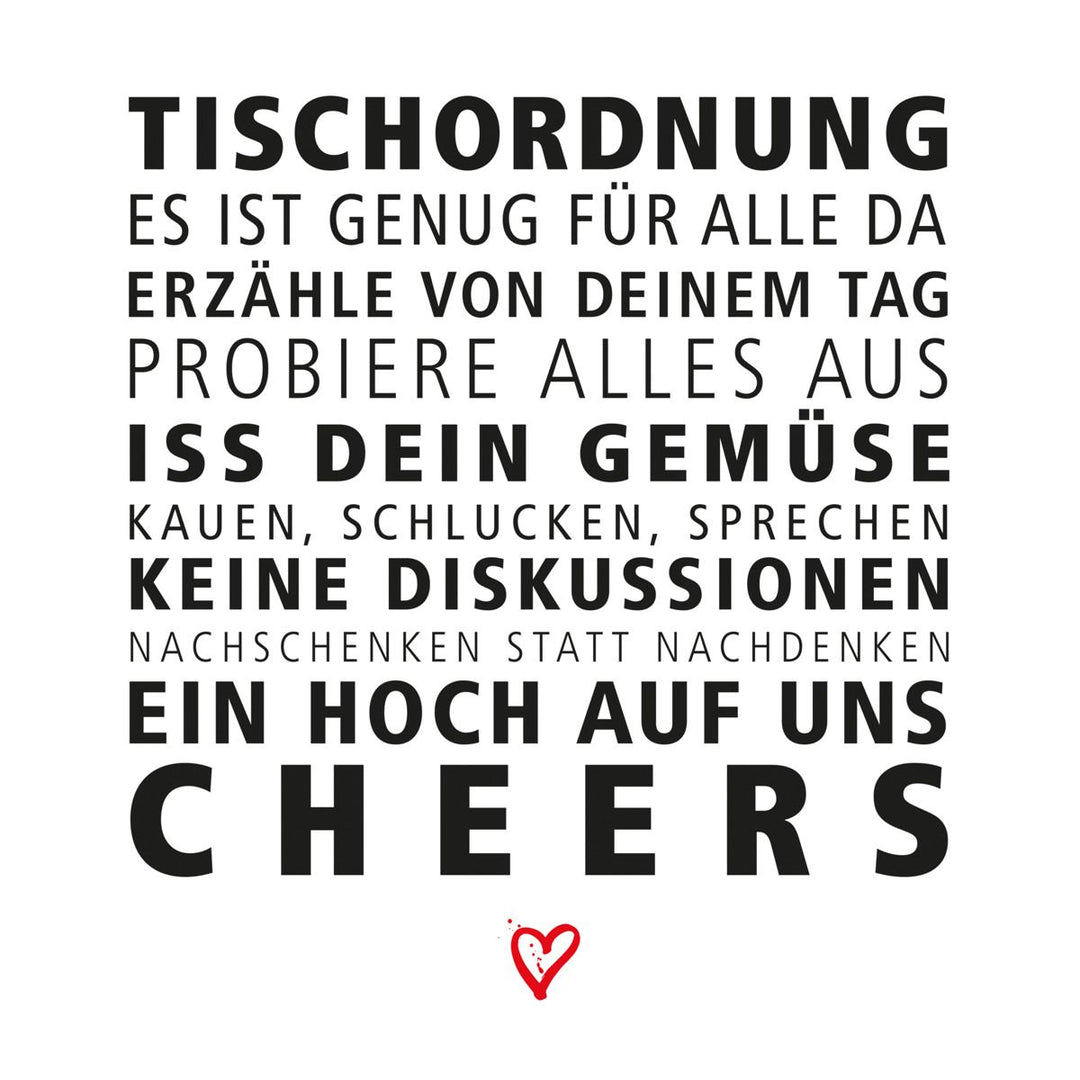 Servietten "Tischordnung" - ooobox