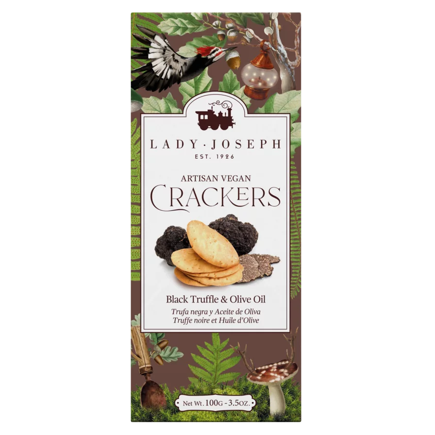 Cracker mit Schwarzem Trüffel und Olivenöl - ooobox