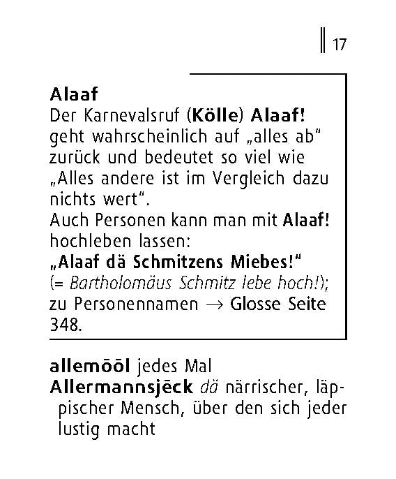 Kölsch Lexikon von Langenscheidt Lilliput Hochdeutsch-Kölsch / Kölsch-Hochdeutsch