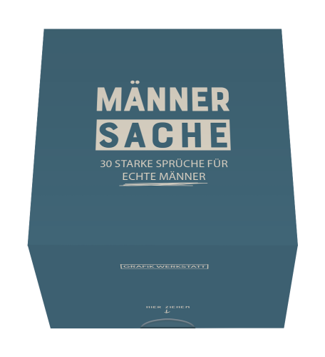 Männer Sache Message in a box - ooobox