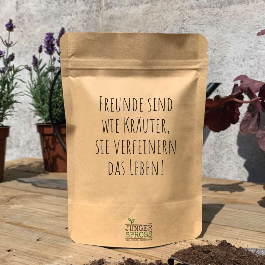 Botschaftsbeutel "Freunde sind wie Kräuter" - ooobox