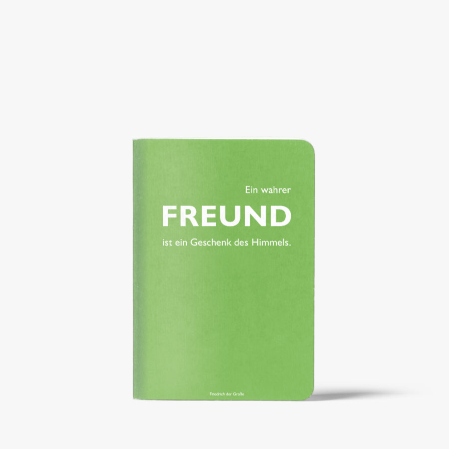 Notizheft "Ein wahrer Freund ist ein Geschenk des Himmels" - ooobox