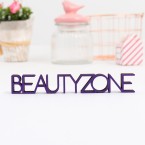 Holz-Schriftzug "Beautyzone" - ooobox