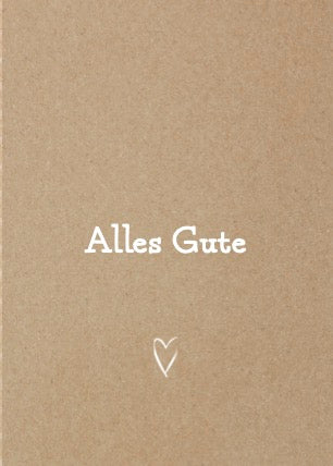 Grußkarte "Alles Gute"
