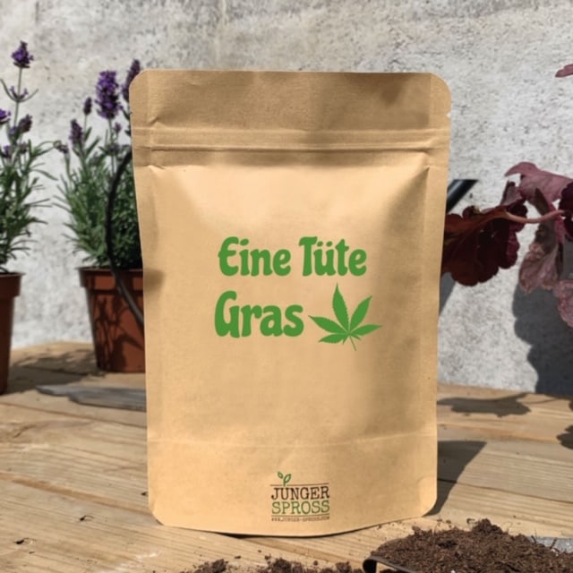 pflanztüte "eine tüte gras"