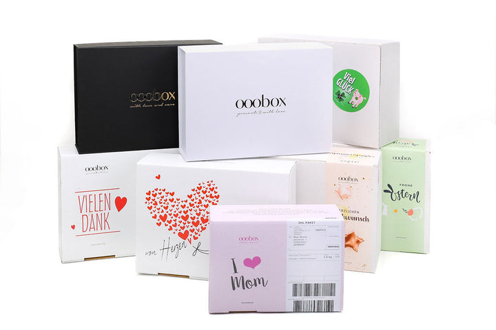 Geschenkbox Hugs and kisses für alle Mamas, Freundinnen und Lieblingsmenschen - ooobox