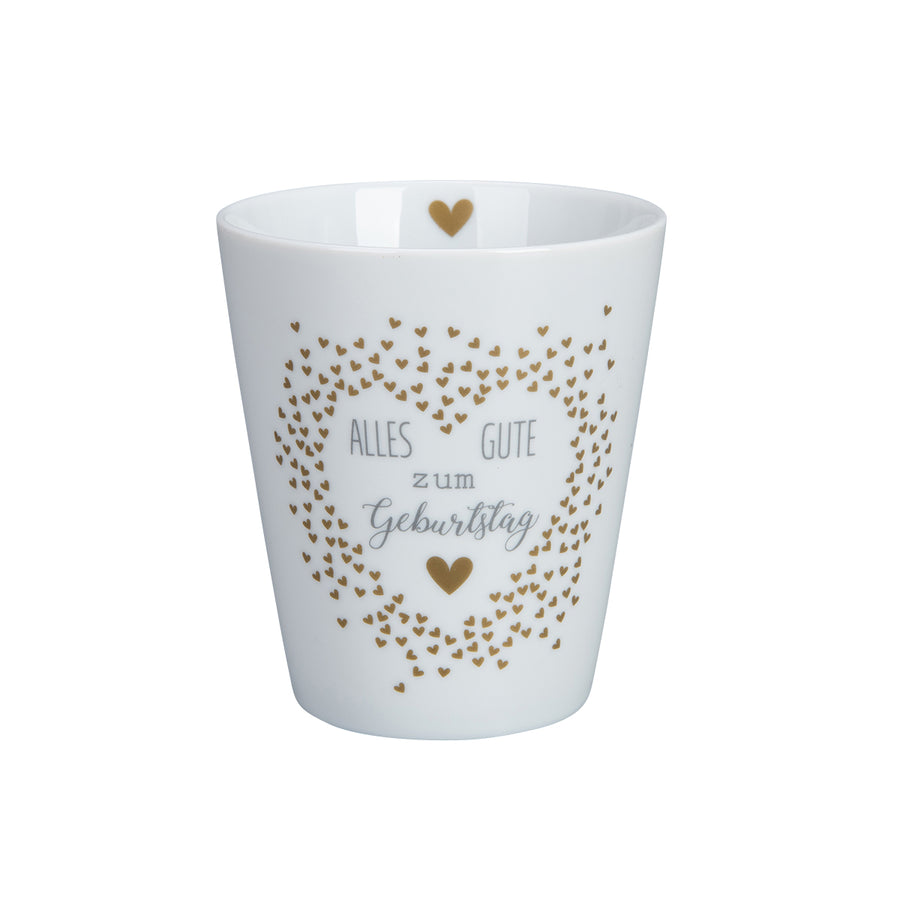 becher "geburtstag"  von krasilnikoff