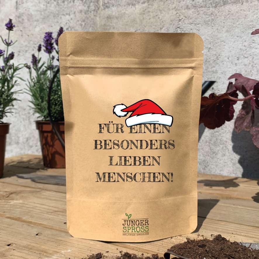 pflanztüte "für einen besonders lieben menschen"
