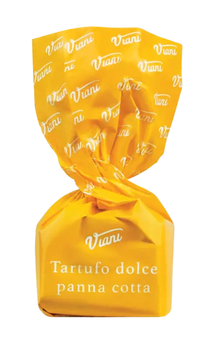 Schokoladentrüffel Tartuffi gelb