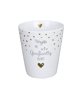 Becher "Vergiss nie, wie großartig du bist" - ooobox