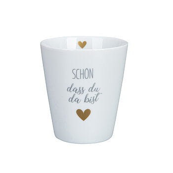 Becher "Schön, dass du da bist" - ooobox