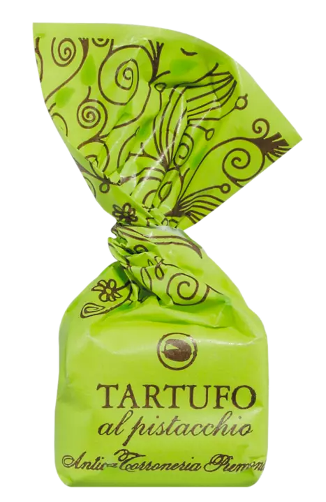 Schokoladentrüffel Tartuffi hellgrün
